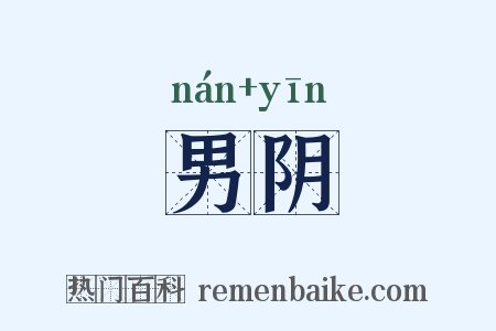 男阴是什么意思的图片